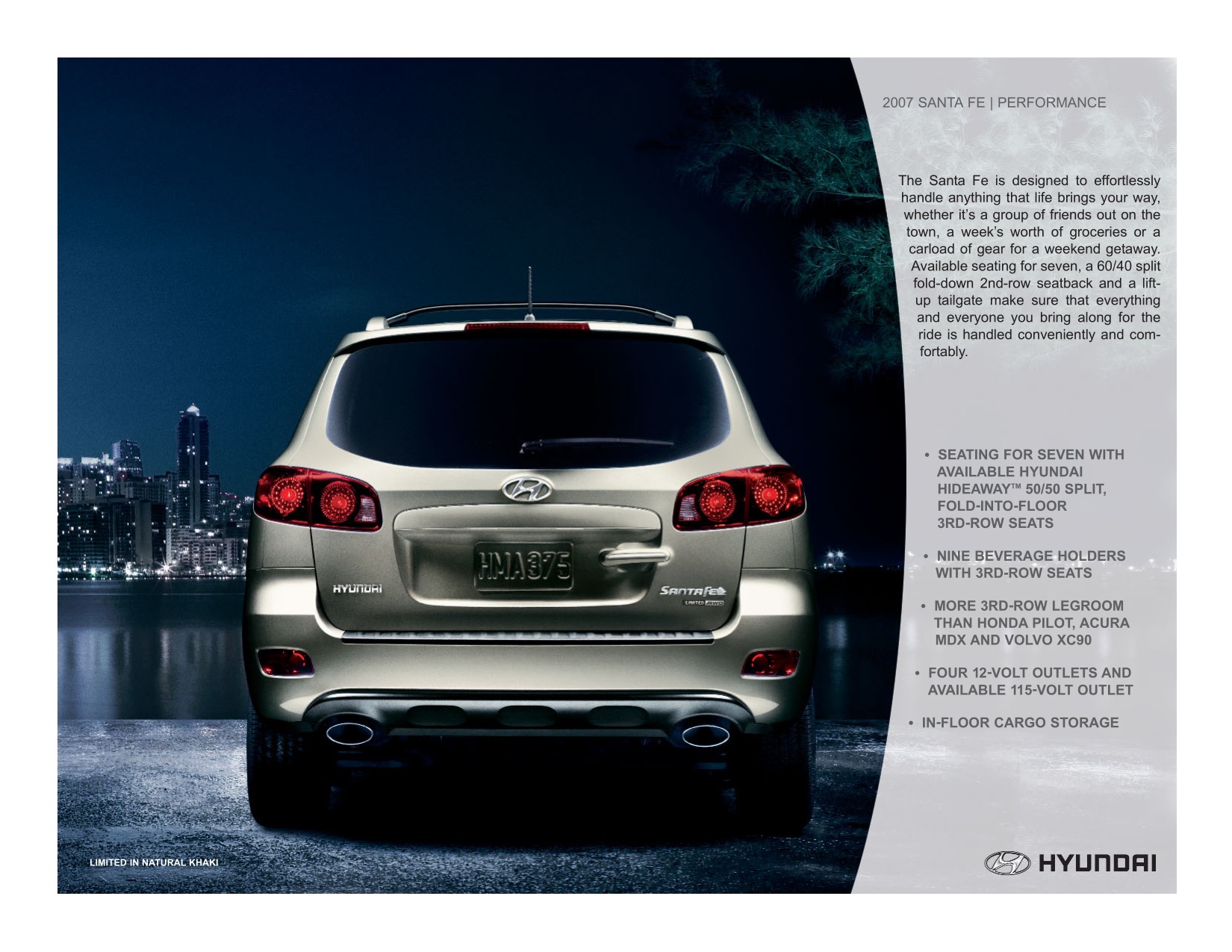 2007 Hyundai SantaFe Brochure Page 9